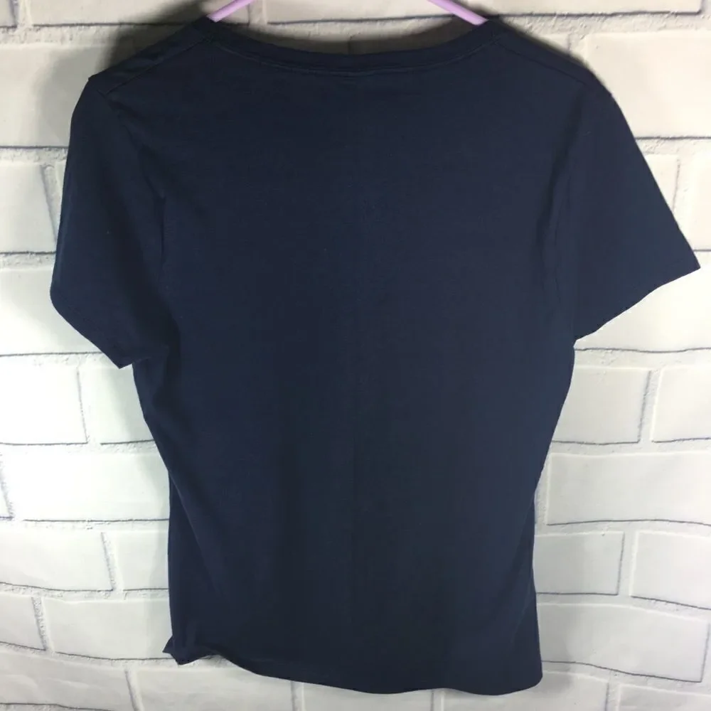 NASHVILLE PREDATORS Hockey T Shirt Size Medium V Neck Est 1998 - Picture 5 of 5